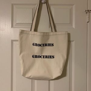 Groceries - Tote Bag (handmade)